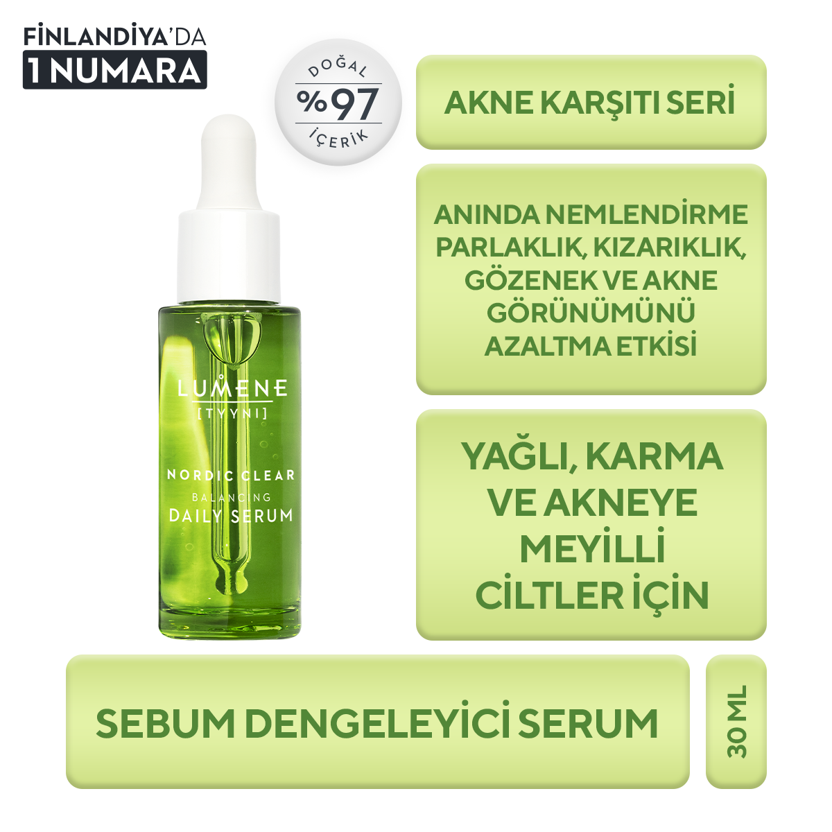 Sebum Dengeleyici Günlük Serum 30 ML– Balancing Daily Serum 